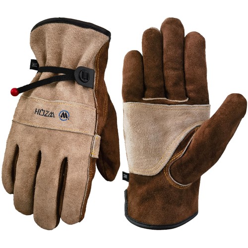 Leather work gloves cowhide - leather,