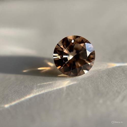 Fancy brown diamond ring - fancy,