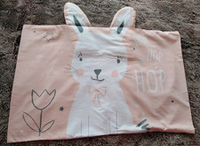 Children's Novelty Rabbit Shaped Pillowcase 50 x 75 excludes padded ears