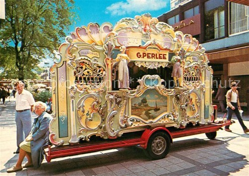 Barrel organ lyre box barrel