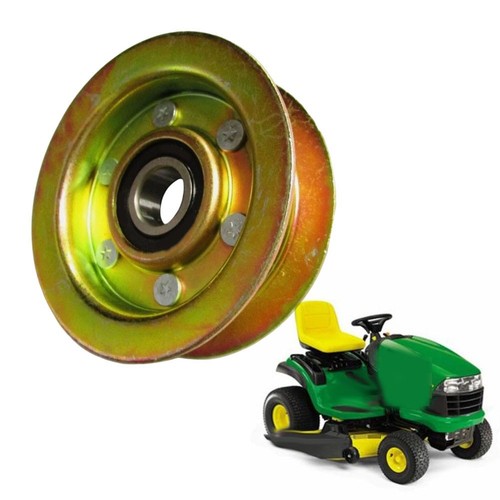 Flat idler pulley - flat,