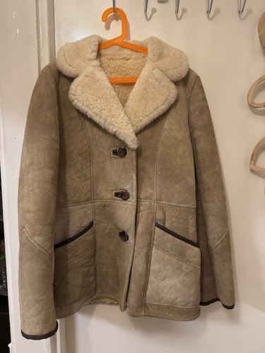 Ladies sheepskin coat size - sheepskin, 36