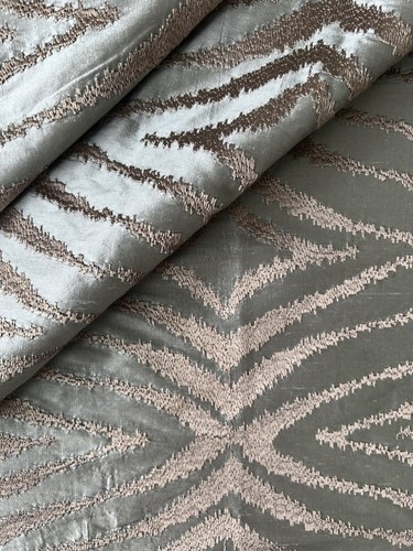 Sateen grey zebra tiger - grey,