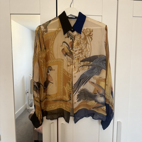 100 ferragamo silk - ferragamo, blouse