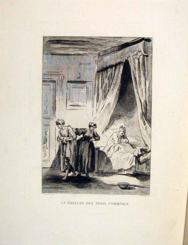 Original old antique print - antique,
