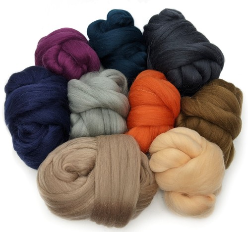 Merino wool roving oeko - merino, oeko-tex