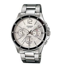 Casio Chronograph 47mm Silver