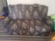 Used Chesterfield 3 2 Seater Sofa Set Green  sofa very good not leather 