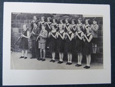 handmade music greetings card with A RECORDER BAND -A-