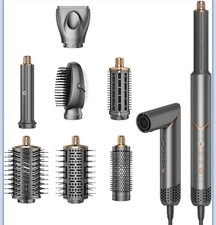 8 in 1 Hair Dryer Brush Set Air Hair Styler Curling Negative Ionic Foldable