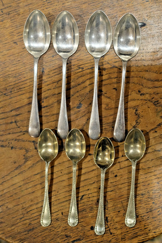 Antique vintage silver plate - &,