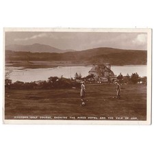 KIPPFORD Kirkcudbright, Golf Course & Pines Hotel RP Postcard Postally Used 1933