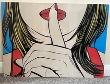 Vintage IKEA Pop Art SSSSHHH