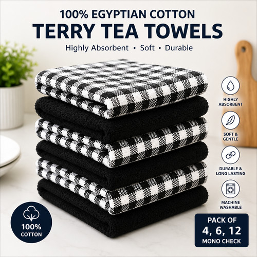 Pack terry tea towels - pack, of