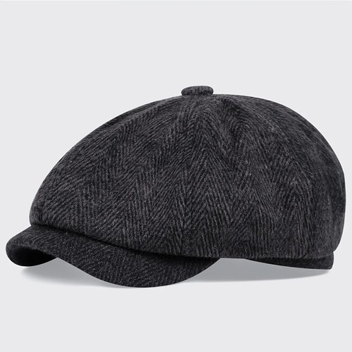 Panels newsboy flat cap - 8,