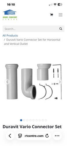 New boxed toilet duravit - new,