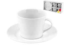 Pack 4 Tea Porcelain White
