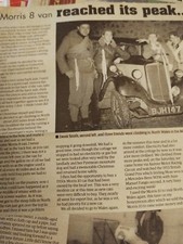 Kvc58 Ephemera Article My First Car Morris 8 Van  Derek Smith 