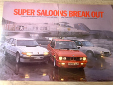 ROVER VITESSE BMW M535i CX GTi FRAMEABLE ORIGINAL CAR MAGAZINE ROAD TEST REVIEW