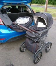 Silver Cross Marie-Chantal Sleepover Pram Set New Complete 2019 And Mercedes Bag