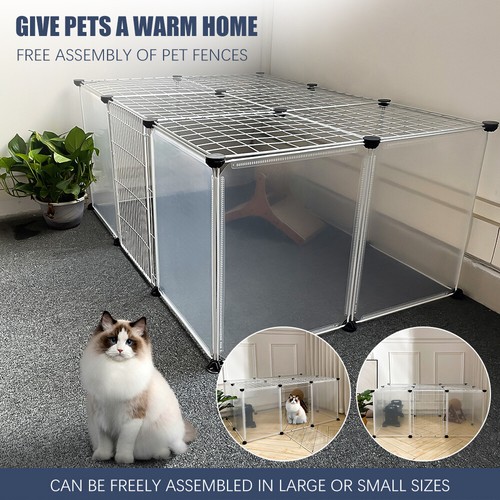 Clear plastic panels - pet, fence
