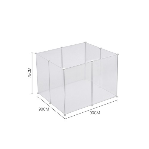 Frosted white rabbit pet small - white,