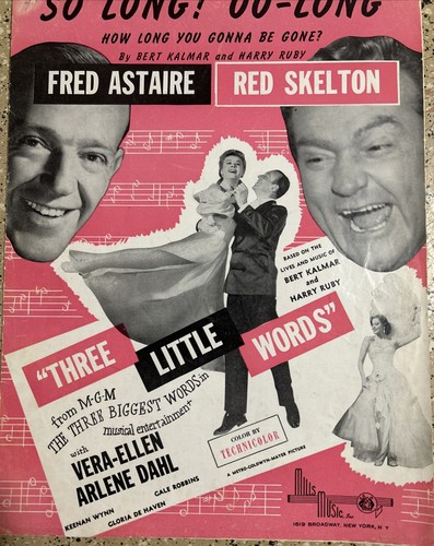 Vtg sheet music 1950 - music,