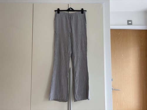 Zara grey silver plisse