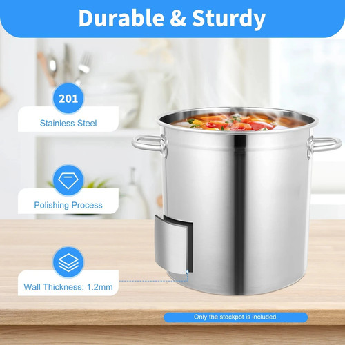 35l stainless steel - stock, pot