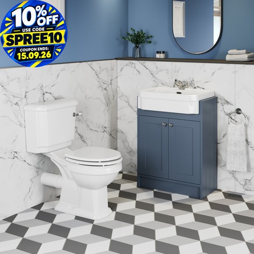 Traditional bathroom cloakroom - traditional,