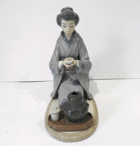 Lladro geisha tea - tea, ceremony