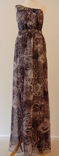 Maxi dress long patterned - long,