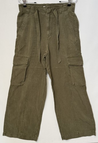 Army green linen - m&s, wide