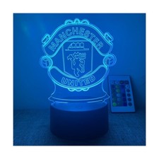 3D LED Lamp Illusion Night Light 16 Colors Touch Remote Table Lamp Xmas Gift