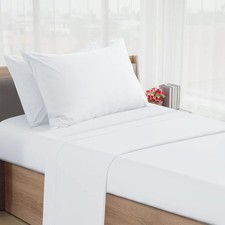 Premium Egyptian Cotton 4 Piece Cot Sheet Set, 8" Deep Pocket Fitted, Sheets ...