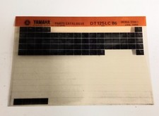 Yamaha DT 125 LC 35A 86 Spare Parts List Microfiche (Jan 86)