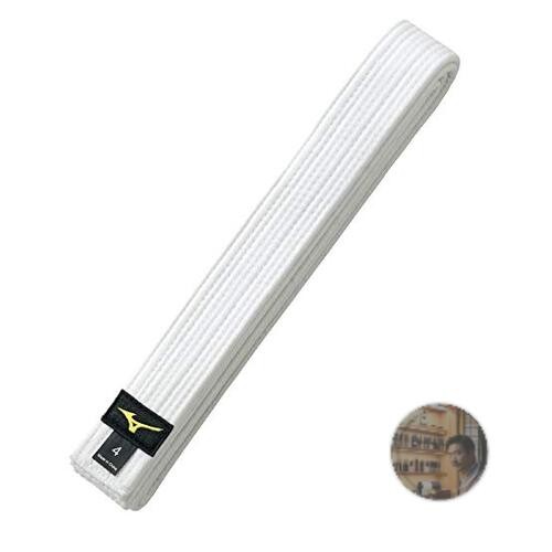 Mizuno judo white belt twill - white,