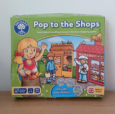 Orchard Toys Pop to the Shops Money Game Learn Handling Money Age 5–9 – VGC