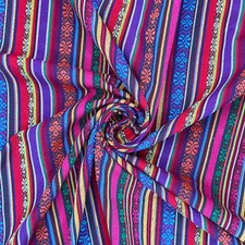 Mexican Tapestry Striped Woven
