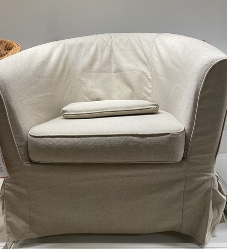 Cover beige for ikea armchair - beige,