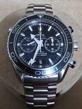 Omega Seamaster Planet Ocean Watch 45.5mm Case Black Dial