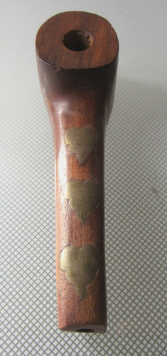 Wooden smoking pipe hand - wooden,