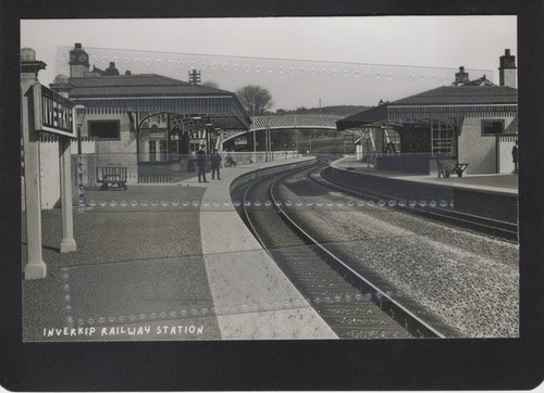 Inverkip railway station - railway,