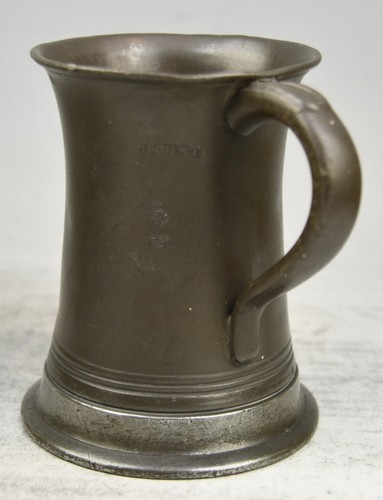 Antique pewter pint - antique,