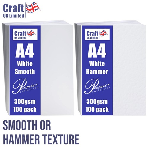 Craft white card - white, 100