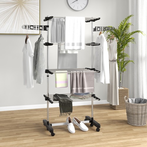 Four shelf collapsing clothes - four-shelf,