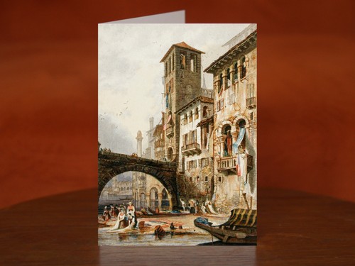 Verona art print card - art,
