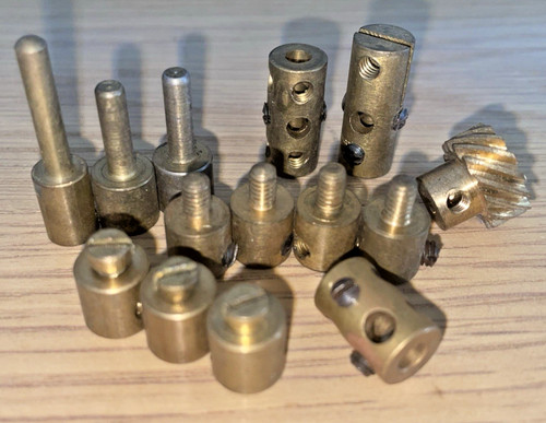 Meccano parts assorted brass - meccano,
