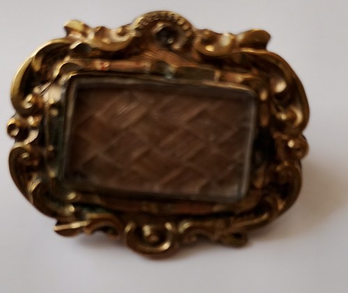Victorian pinchbeck mourning