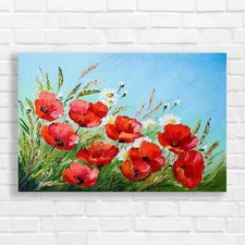 Vibrant Poppy Field Original